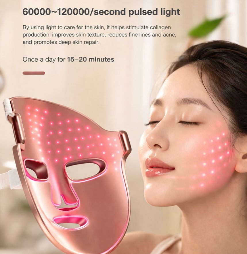 7-Color LED Light Therapy Facial Mask