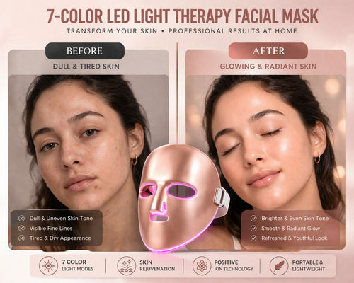 7-Color LED Light Therapy Facial Mask